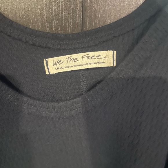 Free people Black Shirt Size Small - Picture 3 of 3